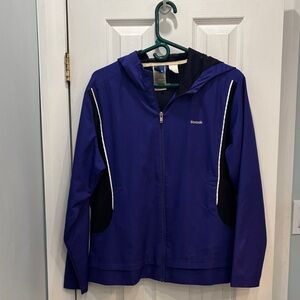 Reebok Blue and Black Mesh Jacket